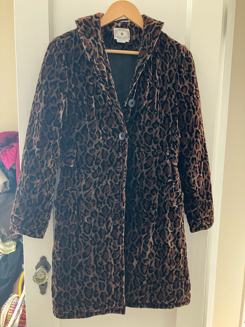 Arleen Bowman VINTAGE leopard coat